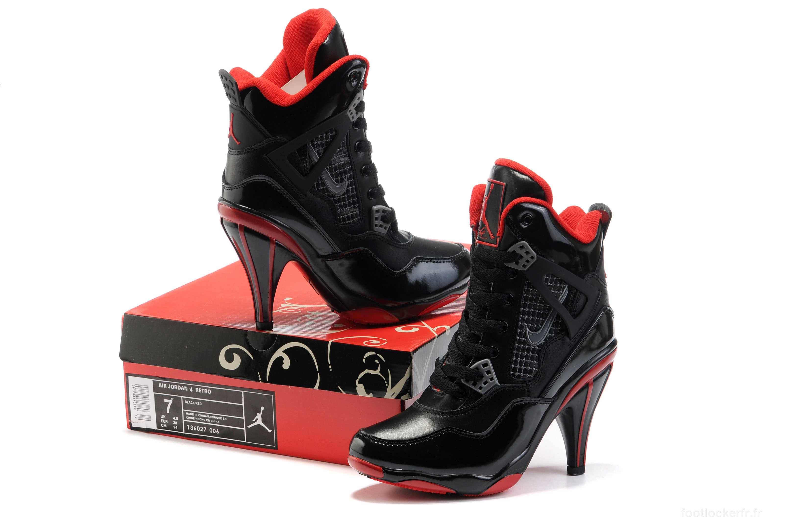 Air Jordan IV Talons noir pascher aprixreduit nike talon pas cher prixdusine